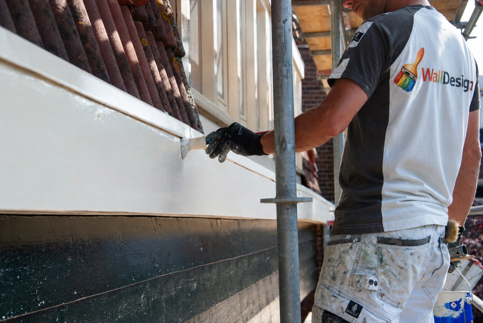 Peinture extérieure d'une façade par WallDesign